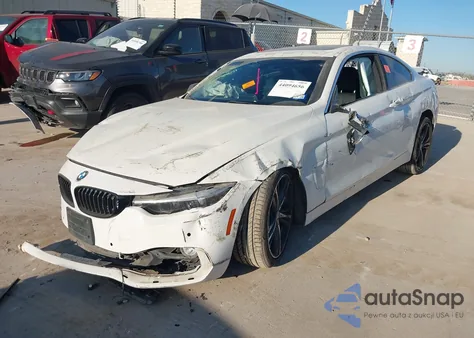 2018 BMW 430I z USA, uszkodzony, nr VIN WBA4W3C51JAE99475